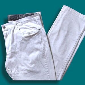 Weatherproof Vintage Slim Womens Jeans Sz 20 White Straight Cotton Stretch